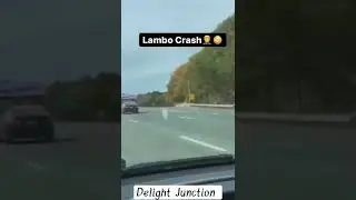 Lamborghini Gallardo Crash on Road #waitforend 😭