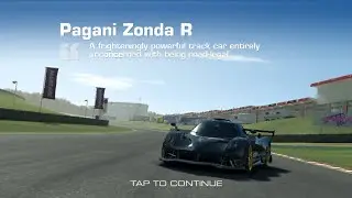 REAL RACING 3&ndash;EXCLUSIVE SERIES&ndash;PAGANI ZONDA R&ndash;Tiers 1, 2, 3, 4