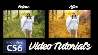 Photoshop Tutorial - Easy Make Colors Autumn Effect (HD)