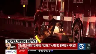 State monitoring more than 80 brush fires