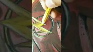 The flash drawing ⚡||#shorts #ashortaday #viral #trending #dc