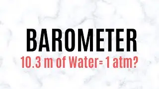 What is a Barometer?(Lecture 1.10)