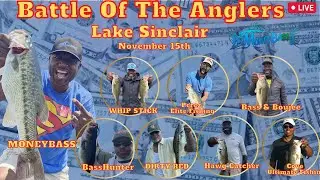 Battle of the Anglers 2025 – LIVE Bass Fishing Tournament | Lake Sinclair | $600 Winner Takes All!