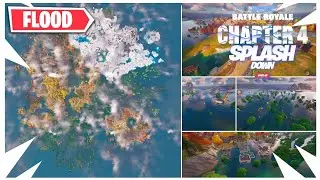 I FLOODED The Fortnite CHAPTER 4 ISLAND In Fortnite Creative!