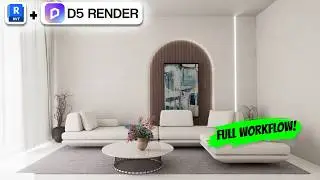 Revit Interior Modeling & D5 Render: Step-by-Step Workflow