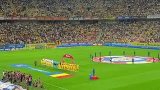 KOSOVO ANTHEM vs. Romania | EURO 2024 Qualification | ULTRAS ROMANIA STRIGA SERBIA