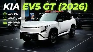 2026 Kia EV5 GT mit Allrad & 81+ kWh Batterie | Kompakt-SUV im GT-Trimm
