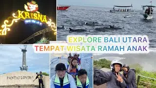 VLOG KELUARGA KOMPLIT.. 2D1N MAIN DI PANTAI LOVINA SINGARAJA ..