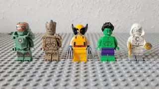 Lego Marvel Minifigure Build #lego #legominifigures #legobuild #legobuilder #marvel #legomarvel