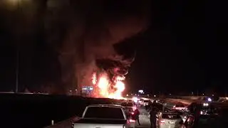 Tanker Fire Multiple Explosions
