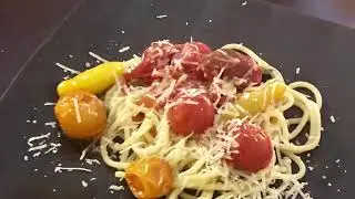 Cherry Tomato Splash Pasta