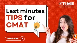 Last minutes TIPS for CMAT