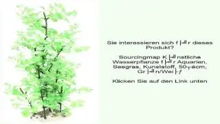 Sourcingmap K&uuml;nstliche Wasserpflanze f&uuml;r Aquarien, Seegras, Kunststoff, 50&nbsp;cm, Gr&uuml;n/Wei&szlig;