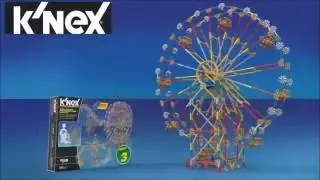 K'NEX Thrill Rides 3-IN-1 Classic Amuesment Park Building Set