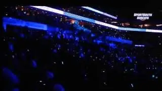 Charlotte Hornets new logo-TimeWarner Cable Arena Dec 2013