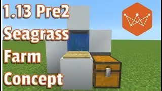 Sea Grass Farm Concept Minecraft 1.13 [1.13 pre2]