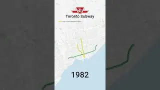 TTC Toronto Subway 1954-2030s  [shorts]