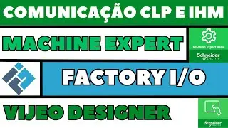 Comunicação CLP e IHM - Schneider:  Machine Expert + Vijeo Designer
