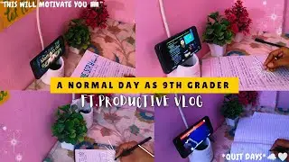 Normal Morning to Night Routine 🌙 | As 9th grader 👀💌 | sakshi Dubey | #studywithme 