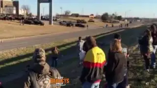 FAST HARLEYS ONLY RUN WHAT YOU BRUNG HD POWER & A BAGGER JUMPING 10 BIKES