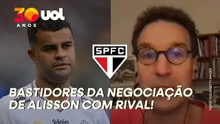SÃO PAULO SABIA E AUTORIZOU A IDA DE ALISSON AO CT DO CORINTHIANS, REVELA ARNALDO RIBEIRO