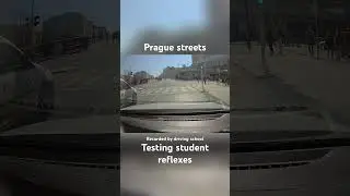 Prague traffic #driving #drivingfails