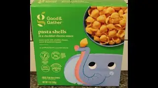 Good & Gather (Target) Pasta Shells in A Cheddar Cheese Sauce Review