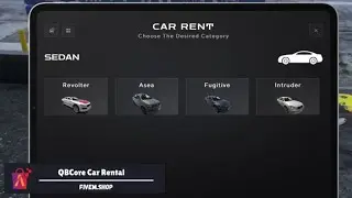 FiveM Car Rental Script | Car Rental FiveM #fivem #script #qbcore #carrental