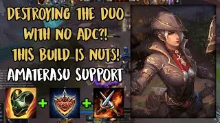 WHO EVEN NEEDS AN ADC?!? | Amaterasu Support [SMITE Conquest]