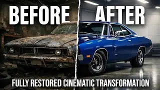 We Found 1970 Dodge Charger R/T (Abandoned Garage) and Then Restored | ASMR Car Restoration