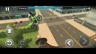 Dangerous Stunt Bike Jump 😱 | Stunt Bike Gaming #shorts