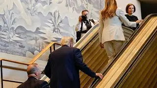 Trump&rsquo;s UN visit marked by malfunctioning escalator and teleprompter