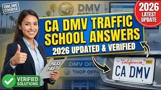 Online CA DMV Traffic School Tests  Questions and Answers 20252026 Edition  Complete Study Resource3
