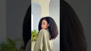 Fluffy blowout on natural hair tutorial!