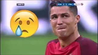 Cristiano Ronaldo Crying Injury Portugal vs France 10 07 2016 HD