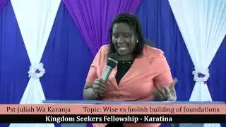 WISE VS FOOLISH BUILDING OF FOUNDATIONS