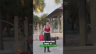 Incredible Fire Dancer Swallows Flaming Sword!