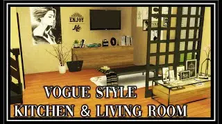 Lunalaxy 🌙Vogue Style - Living Room and Kitchen