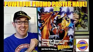 Wizard Magazine POWERFUL Promo Poster Haul