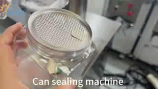 Automatic Can Sealing Machine for Plastic Jar , Easy Open Lid Closing Machine , Can Seamer Machine