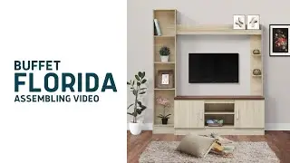 CARA PERAKITAN BUFFET TV FLORIDA - KIRANA FURNITURE