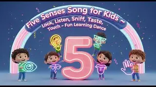 &ldquo;Five Senses Song for Kids 🖐️ Look, Listen, Sniff, Taste, Touch &ndash; Fun Learning Dance