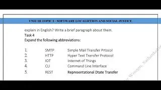 software localization and social justice -Professional English for Physical ScienceII