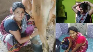 Sakal Sakal kapor kachlam r👗👕gai dud doalam 🐄