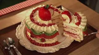 The Enchanted Apple Retro Cake