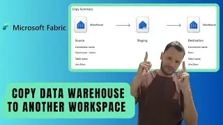 Миграция/копирование хранилища данных или Lakehouse в другое рабочее пространство в Microsoft Fabric через Data Pipeline
