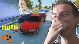 Ako Dlho Dokážem s FELICIOU Utekať POLÍCII?! - BeamNG.drive