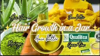 Grow Your Hair With This Powerful DIY Hair Butter ✨ | Low Porosity Friendly 💧 + No Fridge Needed! ✅
