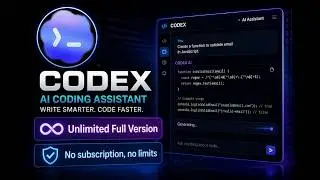 Codex Full Version | No limits, No Login, Offline version | Best AI for Coding | Setup in 1 minute