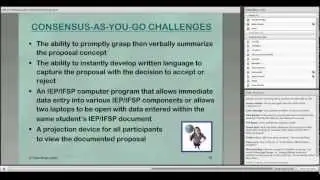 CADRE Webinar: IEP/IFSP Facilitation Techniques for Success with Trisha Bergin Lytton, 7-10-12